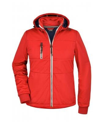 Damen Ladies' Maritime Jacket Red/navy/white 8189