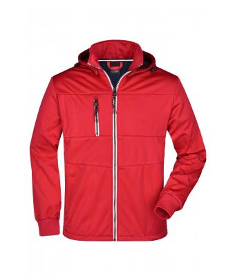 Herren Men's Maritime Jacket Red/navy/white 8190