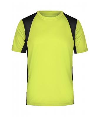 Uomo Men's Running-T Fluo-yellow/black 7362