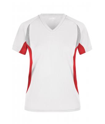 Donna Ladies' Running-T White/red 7460