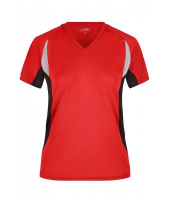 Damen Ladies' Running-T Red/black 7460