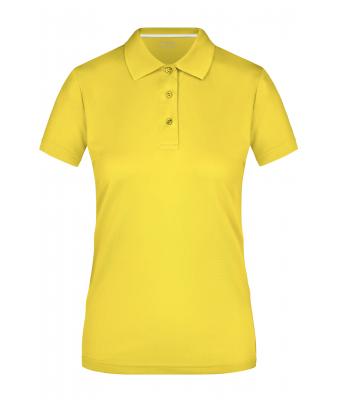 Donna Ladies' Polo High Performance Yellow 7478