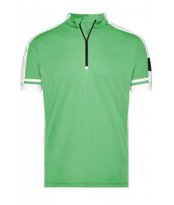 Homme Maillot cycliste homme 1/2 zip Vert 7939