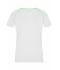 Damen Ladies' Sports T-Shirt White/bright-green 8464