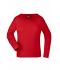Damen Ladies' Shirt Long-Sleeved Medium Red 7972