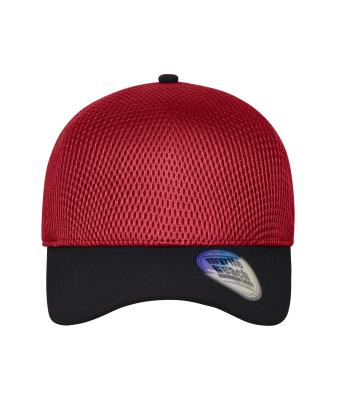 Unisex Seamless Mesh Cap Red/black 8737