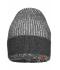 Unisex Urban Knitted Hat Coal-black/grey 8324