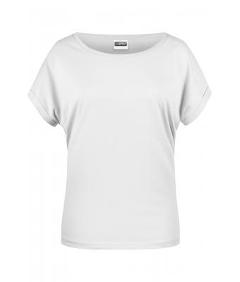 Femme T-shirt femme bio décontracté Blanc 8377