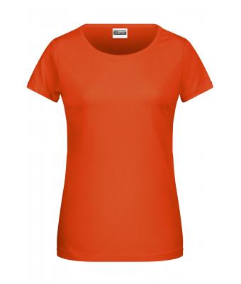 Donna Ladies' Basic-T Dark-orange 8378