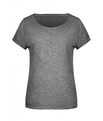 Femme T-shirt slub femme Graphite 8480