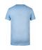 Homme T-shirt slub homme Bleu-horizon 8481
