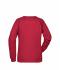 Femme Sweat-shirt femme Rouge-carmin-mélange 8652