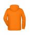 Uomo Men's Zip Hoody Orange 8657