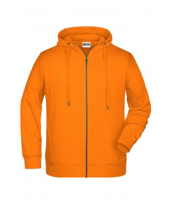 Uomo Men's Zip Hoody Orange 8657