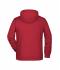 Homme Sweat-shirt zippé à capuche homme Rouge-carmin-mélange 8657