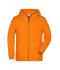 Enfant Sweat-shirt zippé à capuche enfant Orange 8658