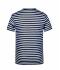 Uomo Men's T-Shirt Striped Navy/white 8662