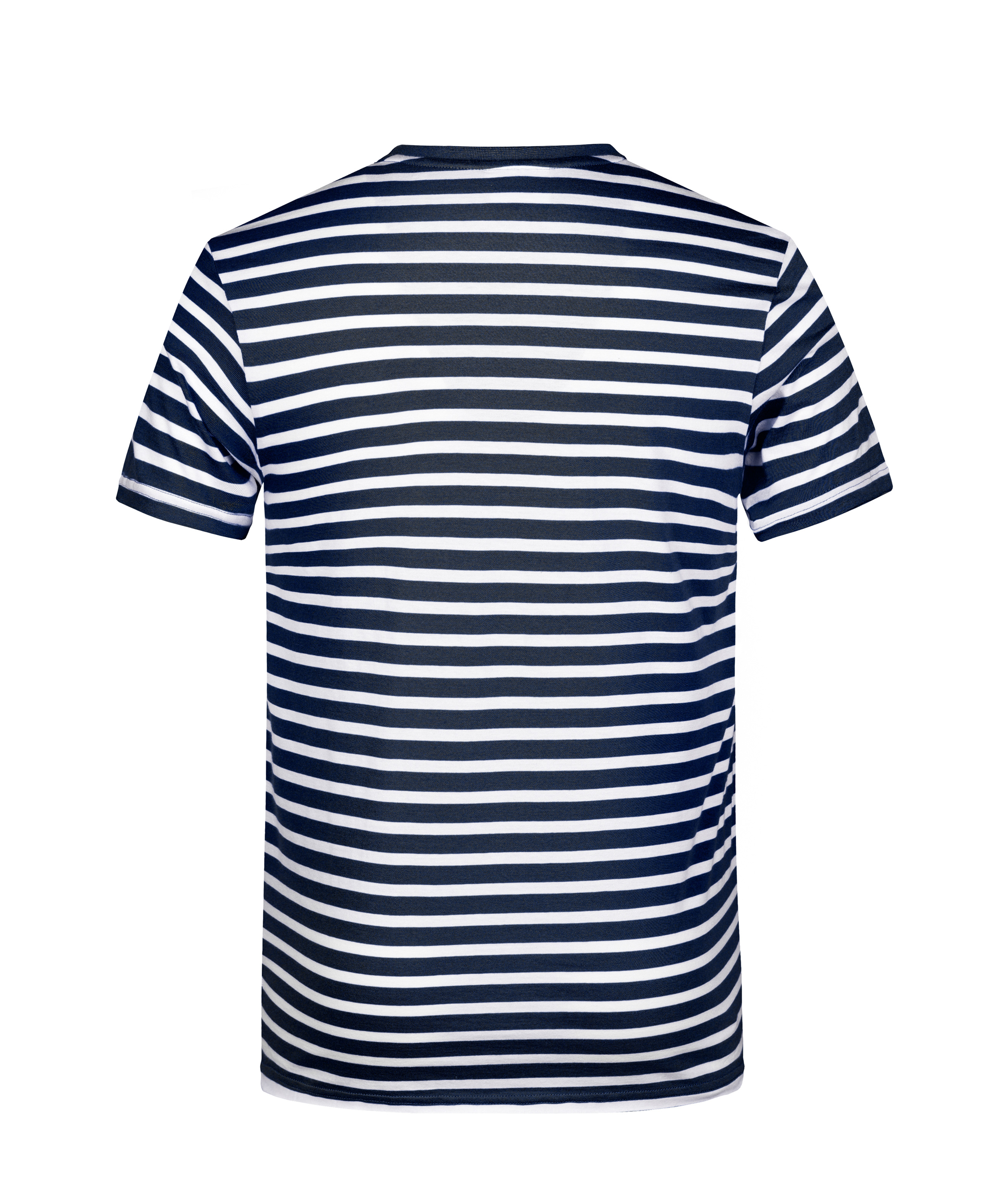 Men Men's T-Shirt Striped Navy/white-Promotextilien.de