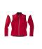 Donna Ladies' Zip-Off Softshell Jacket Red/black 8405