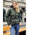 Donna Ladies' Hooded Down Jacket Olive/camouflage 8622