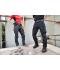 Unisex Workwear Stretch-Pants Slim Line Carbon/black 10431