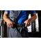 Unisexe Pantalon de travail avec bavette - STRONG - Carbone/noir 10437