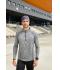 Uomo Men's Sports Shirt Longsleeve Bright-orange/black 8467