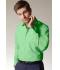 Uomo Men's Business Shirt Long-Sleeved Lime-green 8389