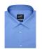 Uomo Men's Shirt Longsleeve Poplin Light-blue 8505
