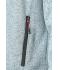 Herren Men's Knitted Fleece Jacket Light-grey-melange/red 8305