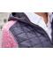 Donna Ladies' Knitted Hybrid Jacket Pink-melange/anthracite-melange 8500