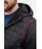 Herren Men's Knitted Hybrid Jacket Grey-melange/anthracite-melange 8501