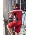 Herren Men's Workwear Polo - COLOR - Carbon/red 8533