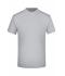 Unisexe T-shirt col V Gris-clair 7181