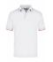 Men Polo Tipping White/red 7207