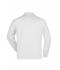 Unisexe Sweat-shirt col polo Blanc 7211