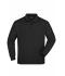 Unisexe Sweat-shirt col polo Noir 7211
