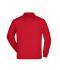 Unisexe Sweat-shirt col polo Rouge 7211