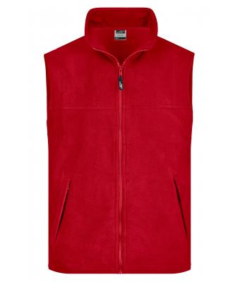 Uomo Fleece Vest Red 7216