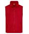 Uomo Fleece Vest Red 7216