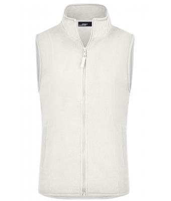 Donna Girly Microfleece Vest Off-white 7220