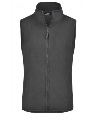 Damen Girly Microfleece Vest Dark-grey 7220