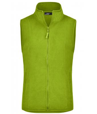Damen Girly Microfleece Vest Lime-green 7220