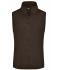 Donna Girly Microfleece Vest Brown 7220