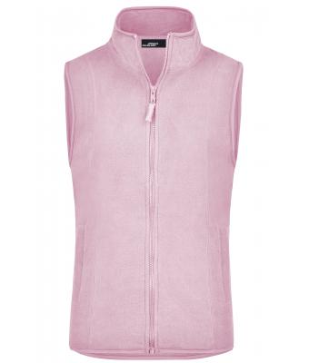 Ladies Girly Microfleece Vest Light-pink 7220