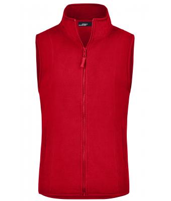 Damen Girly Microfleece Vest Red 7220
