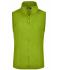 Donna Girly Microfleece Vest Lime-green 7220