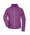 Donna Girly Microfleece Jacket Purple 7221