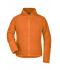 Damen Girly Microfleece Jacket Orange 7221
