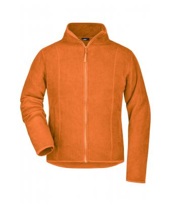Ladies Girly Microfleece Jacket Orange 7221